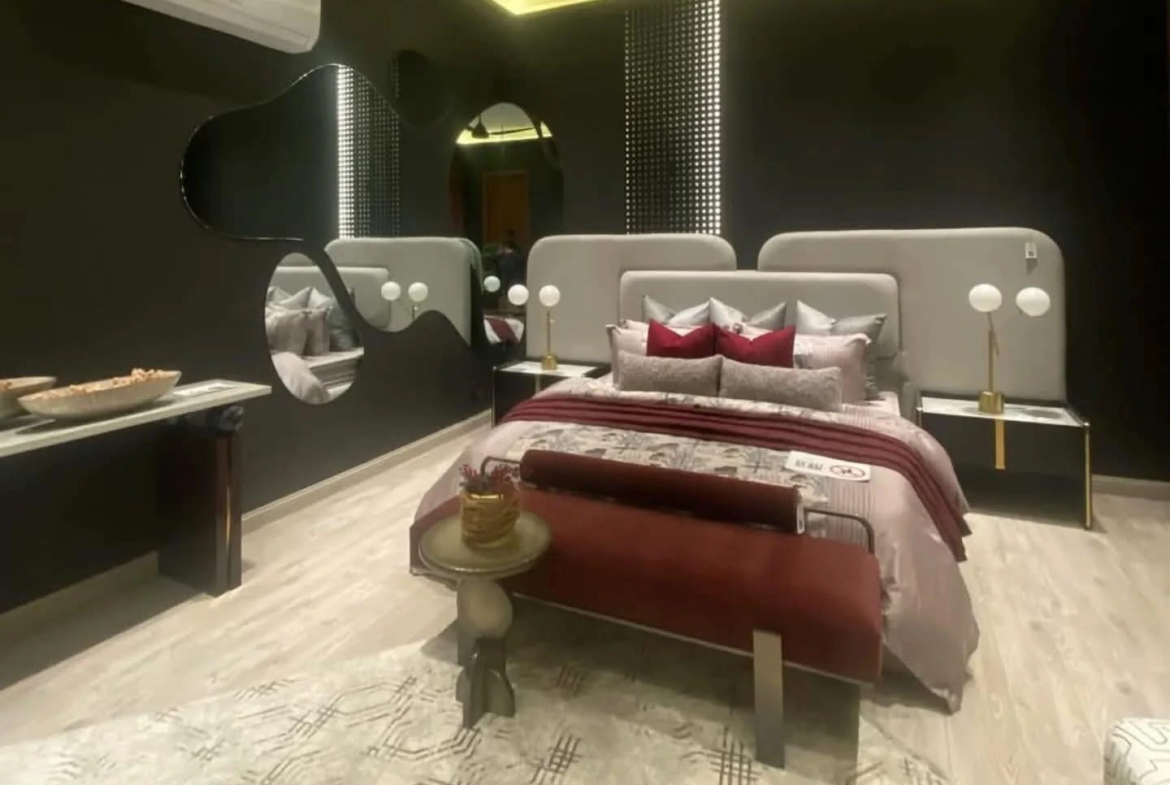 1-Kanal Aesthetic & Fully Furnished Modern House bedroom