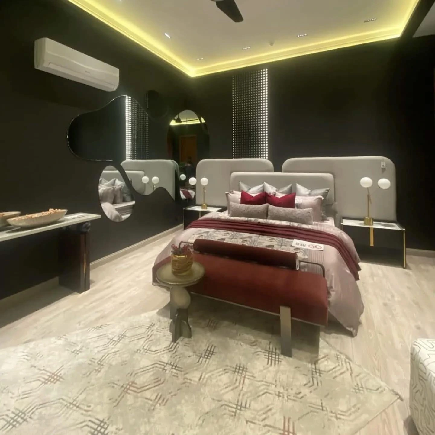 1-Kanal Aesthetic & Fully Furnished Modern House bedroom