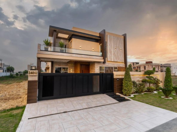 1-Kanal Semi-Furnished Modern House for Sale in DHA Lahore front