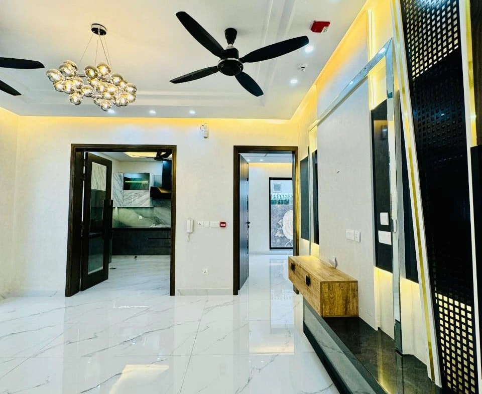 10-Marla Modern Design House for Sale in DHA Lahore TV Lounge