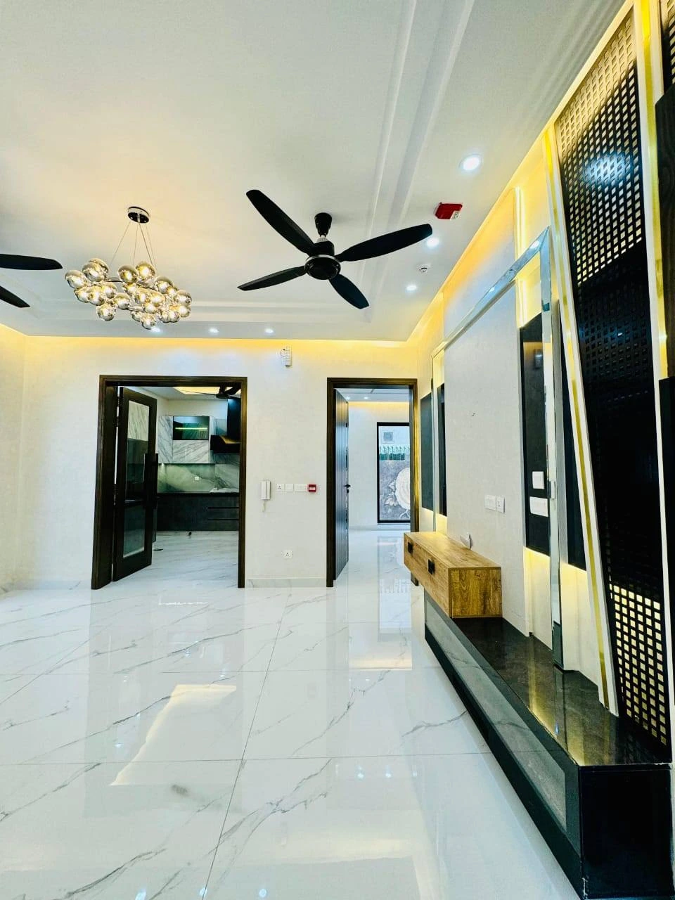 10-Marla Modern Design House for Sale in DHA Lahore TV Lounge