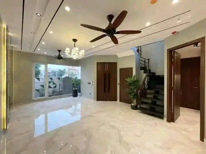5-Marla Modern Elegant House tv lounge