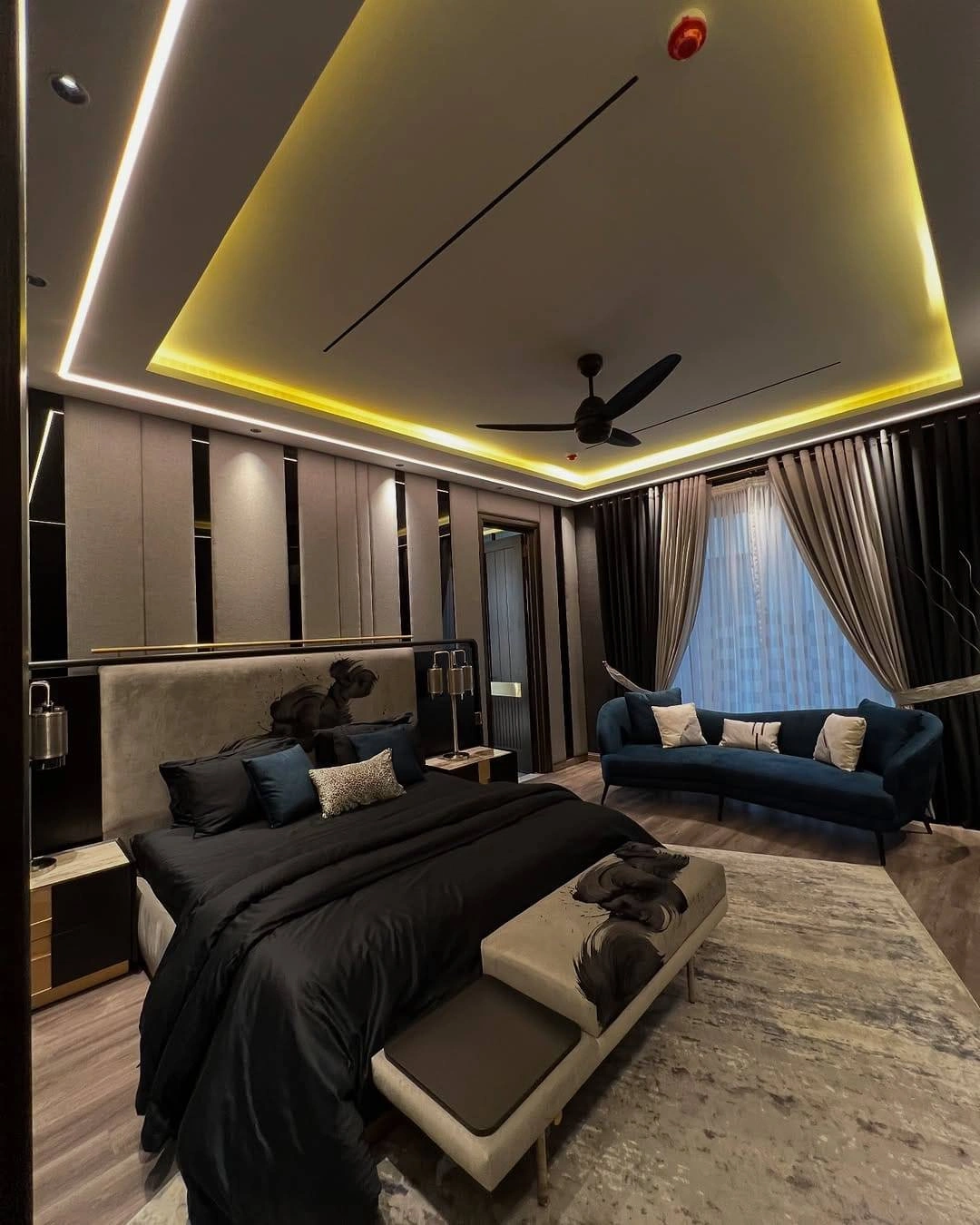 1 Kanal Furnished master piece bed room 3