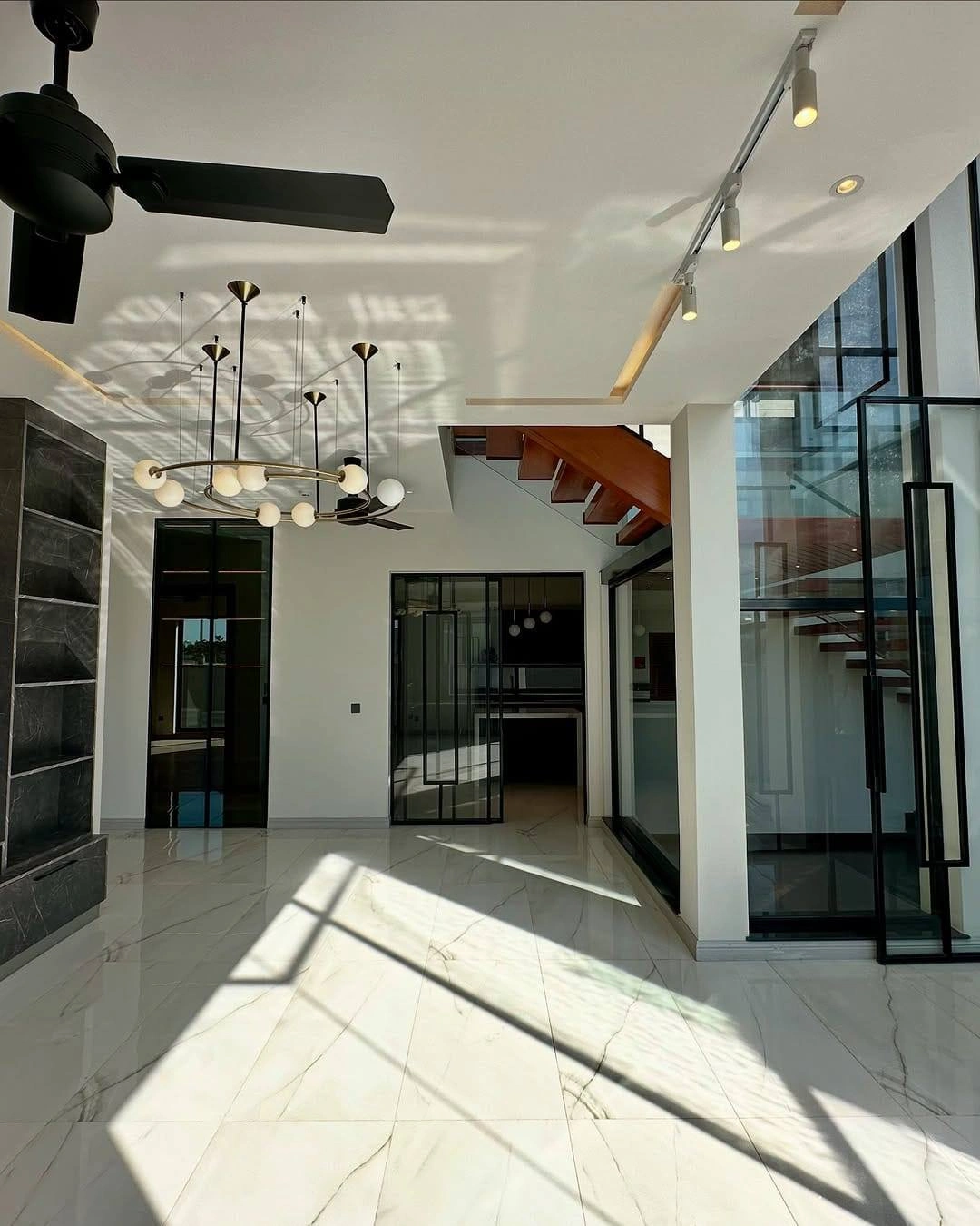 1-Kanal Modern Designer House for Sale in DHA Lahore tv lounge