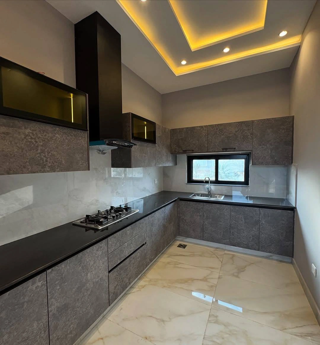 1 Kanal Modern Designer House for Sale in DHA Lahore upper kitchen