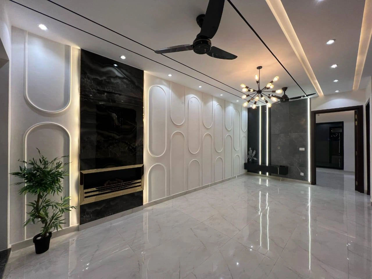 Elegant 5-Marla Modern House in DHA Lahore drawing room