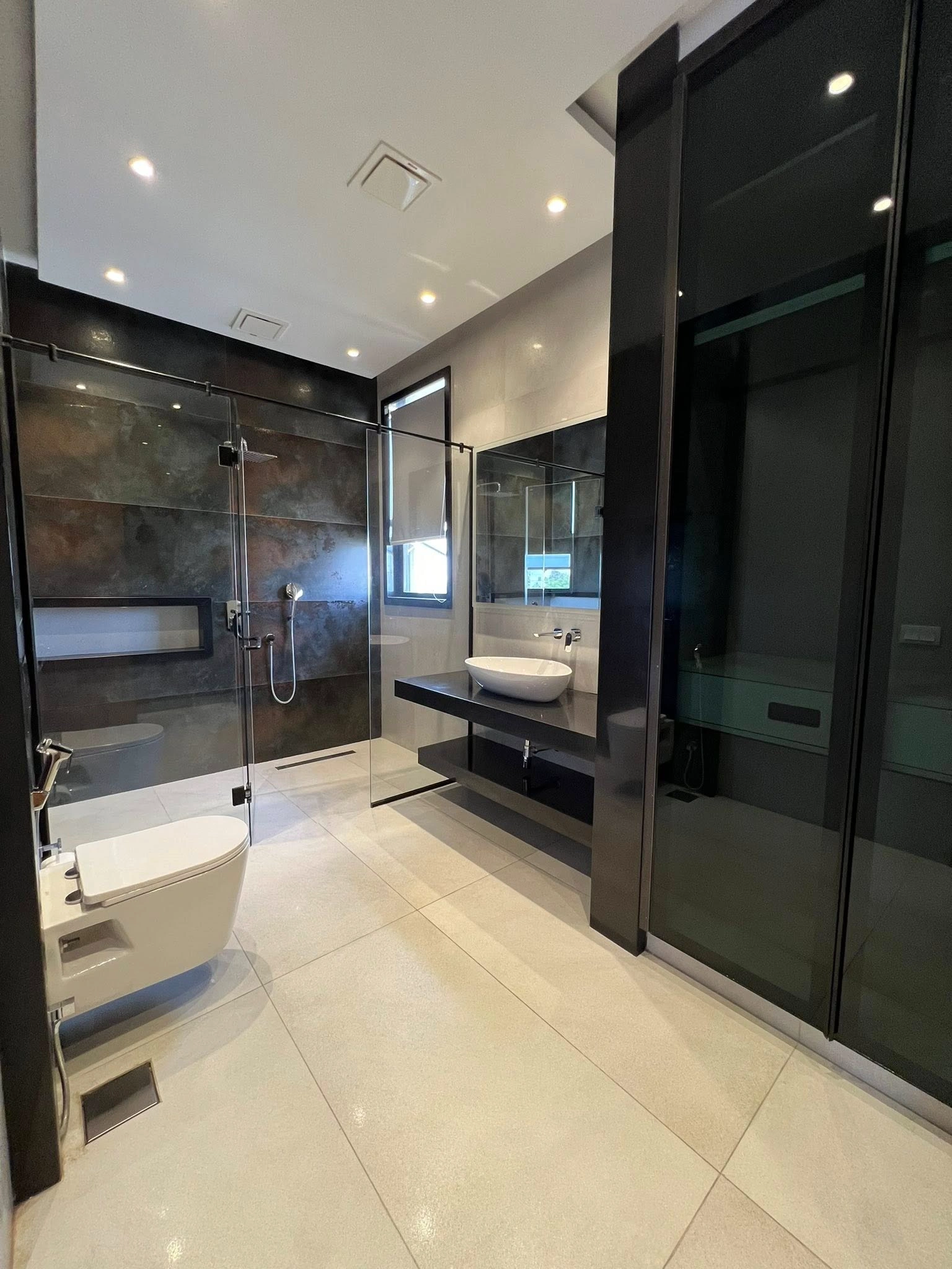 1 Kanal Brand New Modern Furnished House bathroom